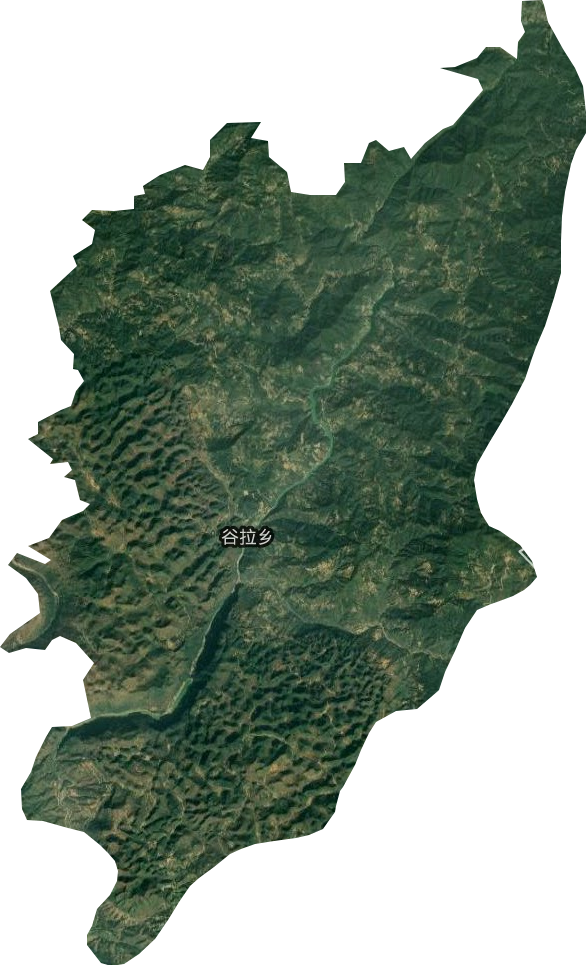 谷拉乡卫星图
