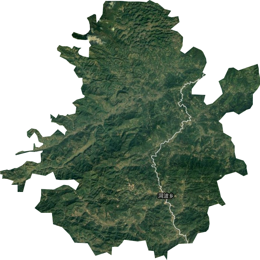 洞波瑶族乡卫星图