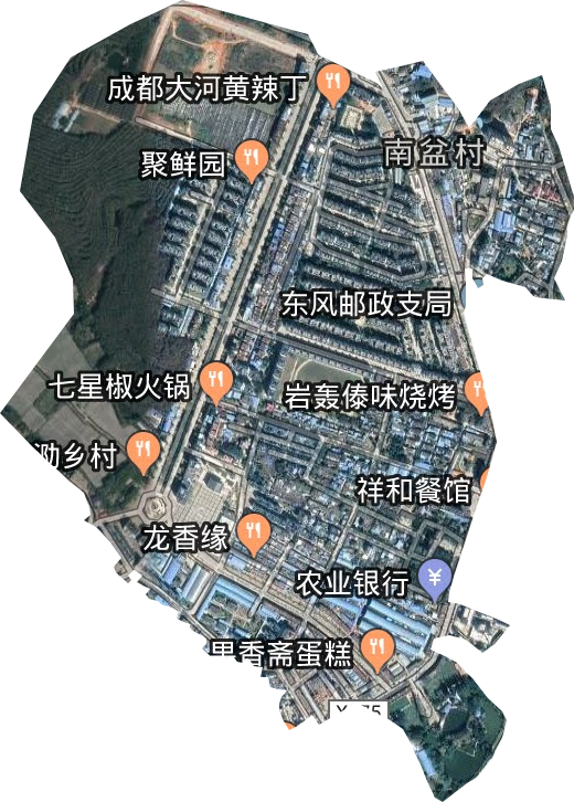 东风农场卫星图