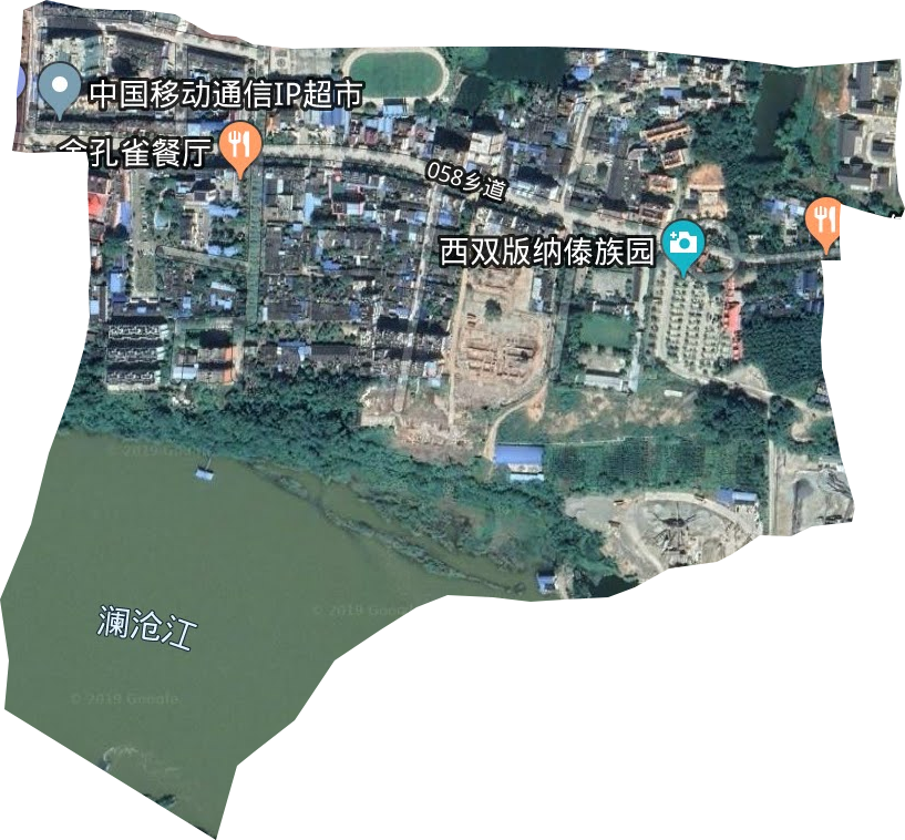 橄榄坝农场卫星图