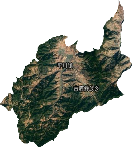 平川镇卫星图