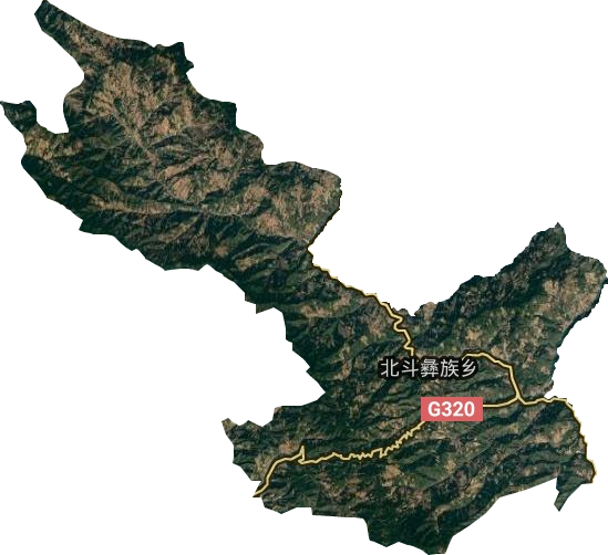 北斗彝族乡卫星图