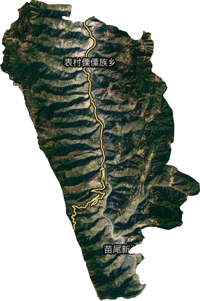 苗尾傈僳族乡卫星图