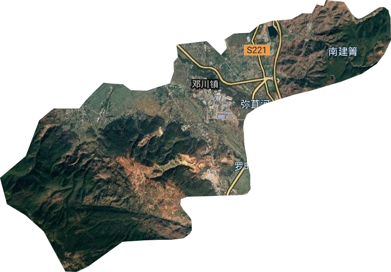邓川镇卫星图