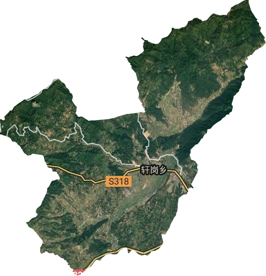 轩岗乡卫星图
