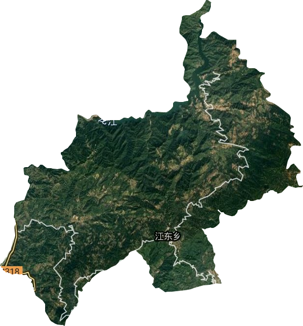 江东乡卫星图
