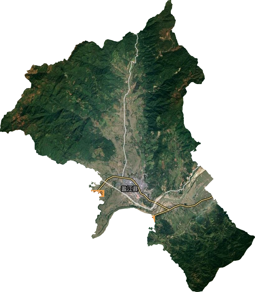 平原镇卫星图
