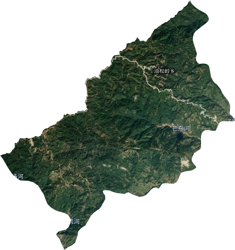 油松岭乡卫星图