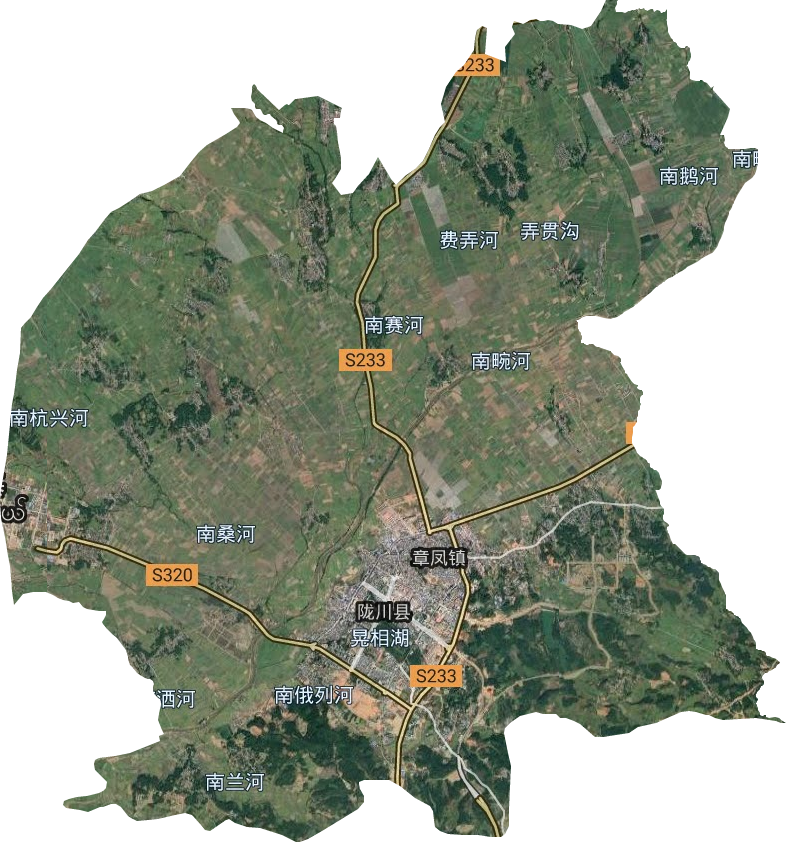 章凤镇卫星图