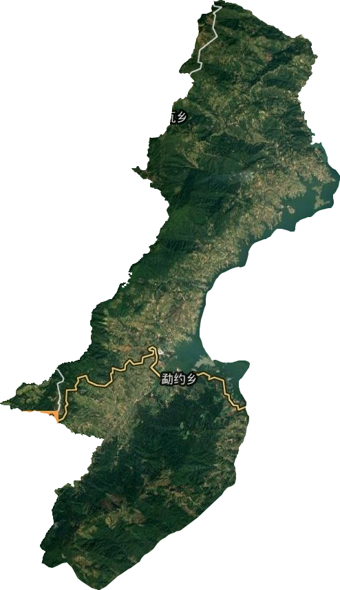 勐约乡卫星图