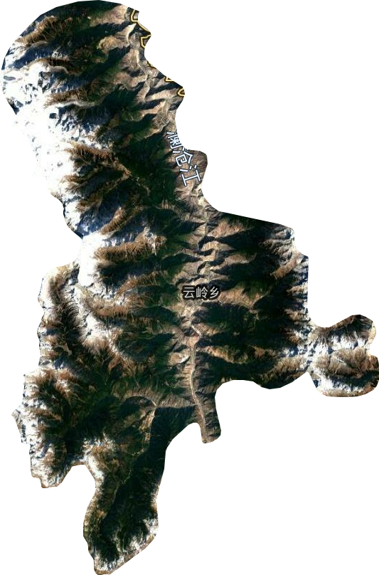 云岭乡卫星图