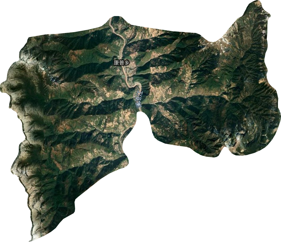 康普乡卫星图