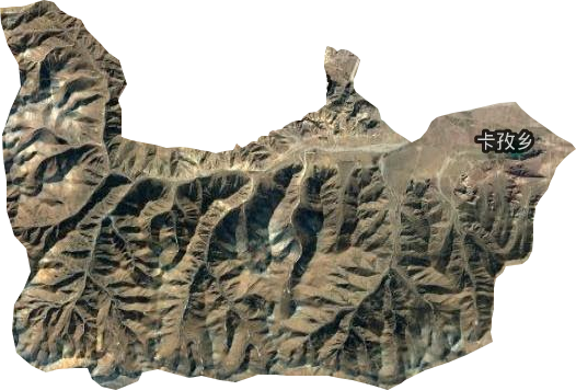 卡孜乡卫星图