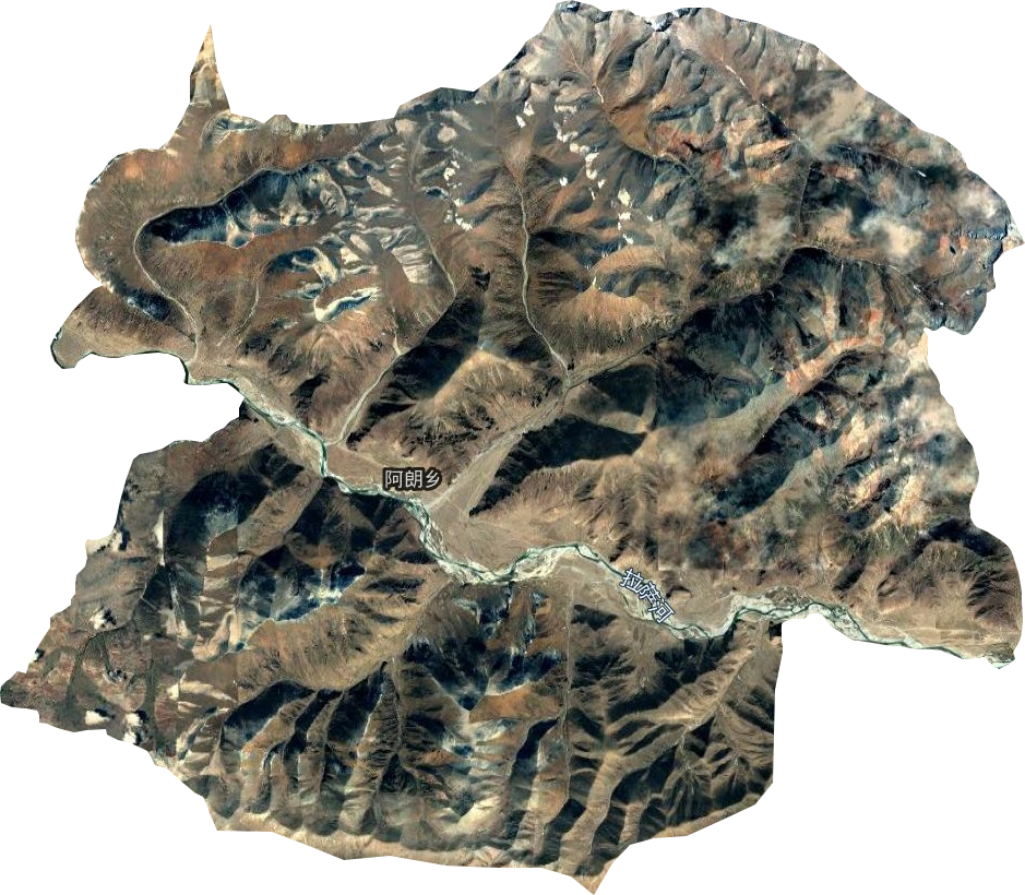 阿朗乡卫星图