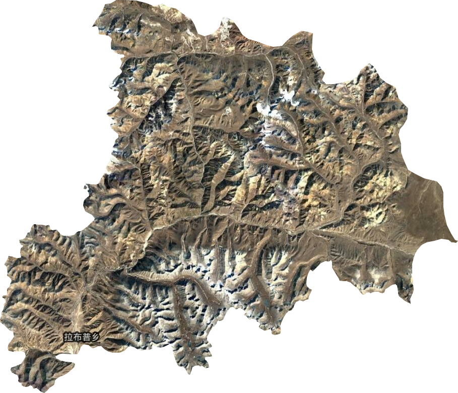 拉布普乡卫星图