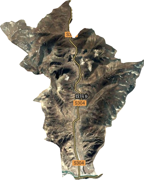 奴玛乡卫星图