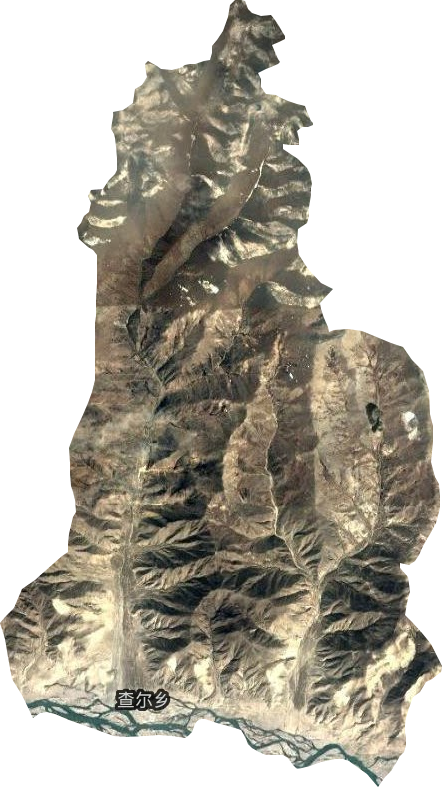 茶尔乡卫星图