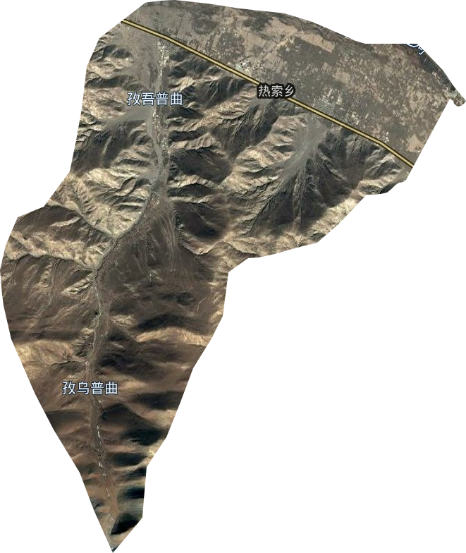 热索乡卫星图