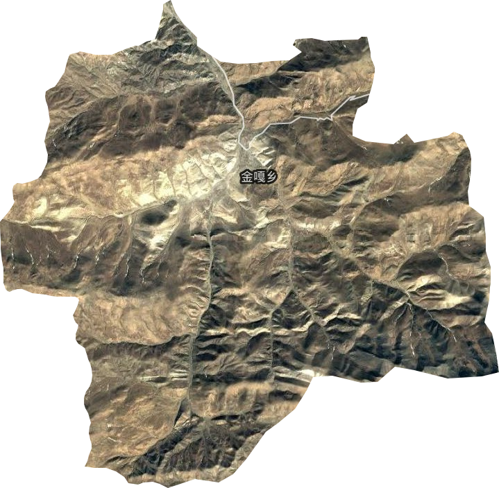 金嘎乡卫星图