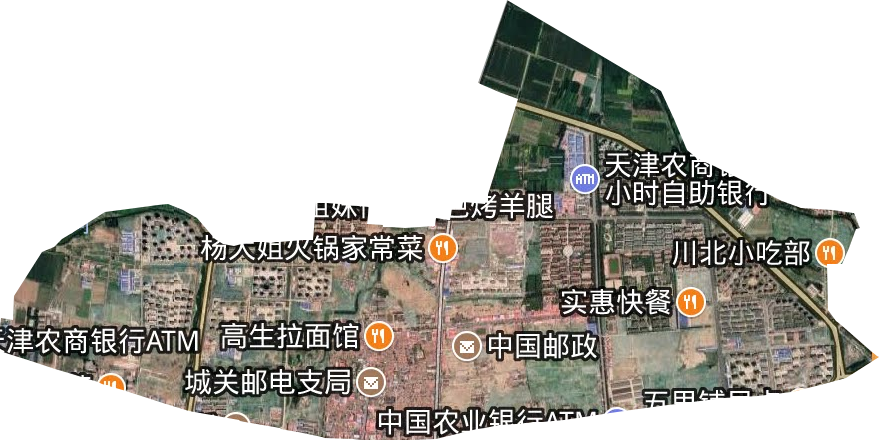 海滨街道卫星图
