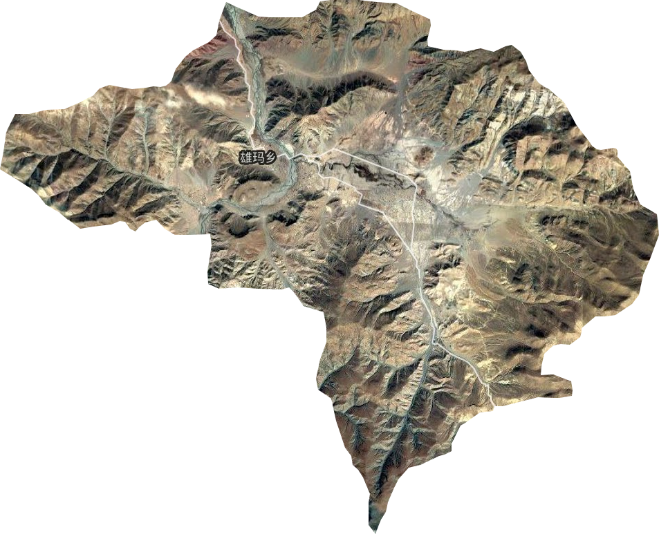 雄玛乡卫星图