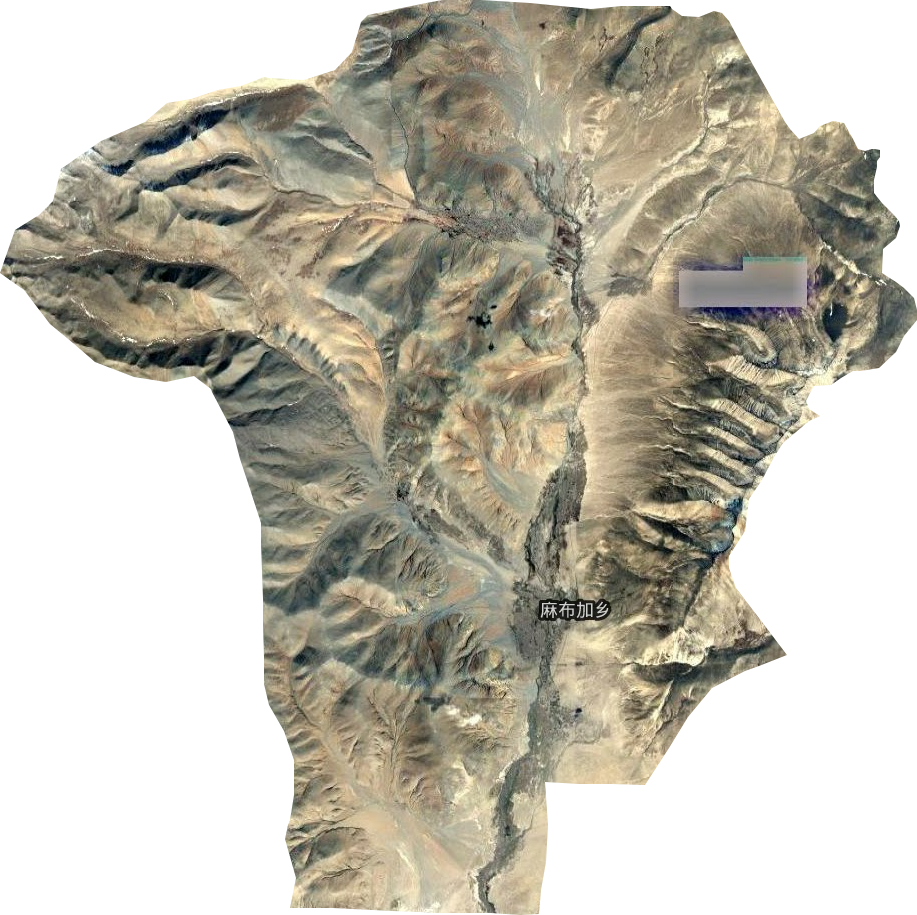 麻布加乡卫星图