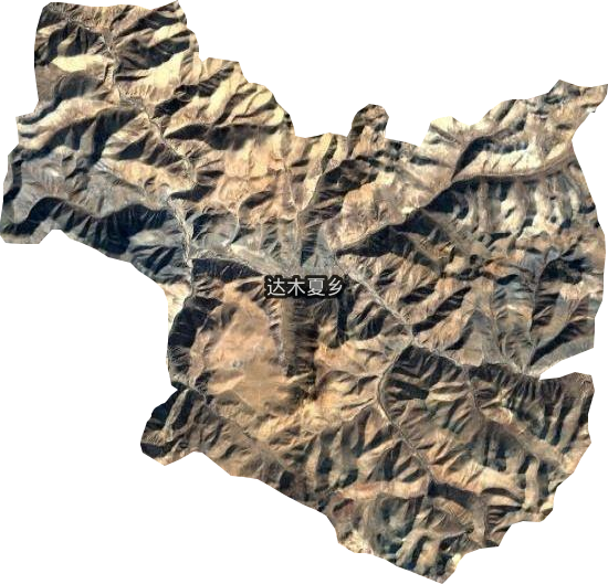 达木夏乡卫星图