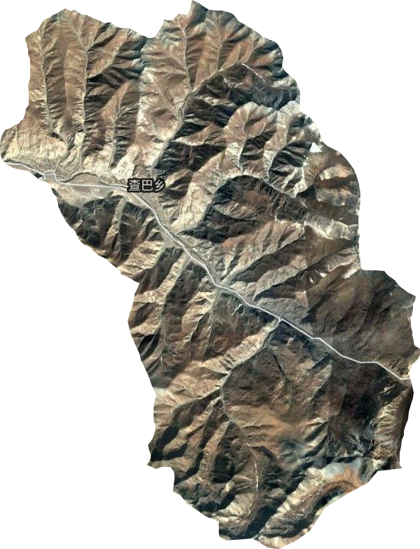 茶巴乡卫星图