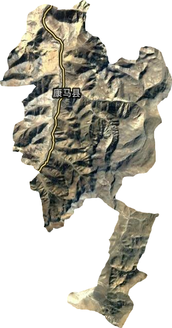 康马镇卫星图