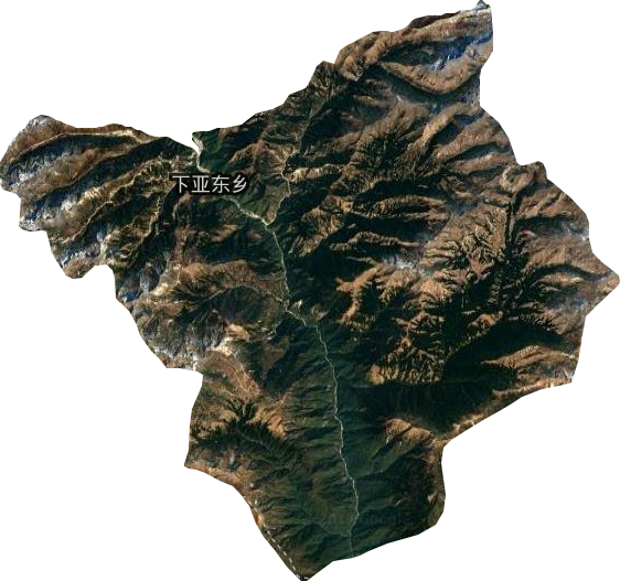 下亚东乡卫星图