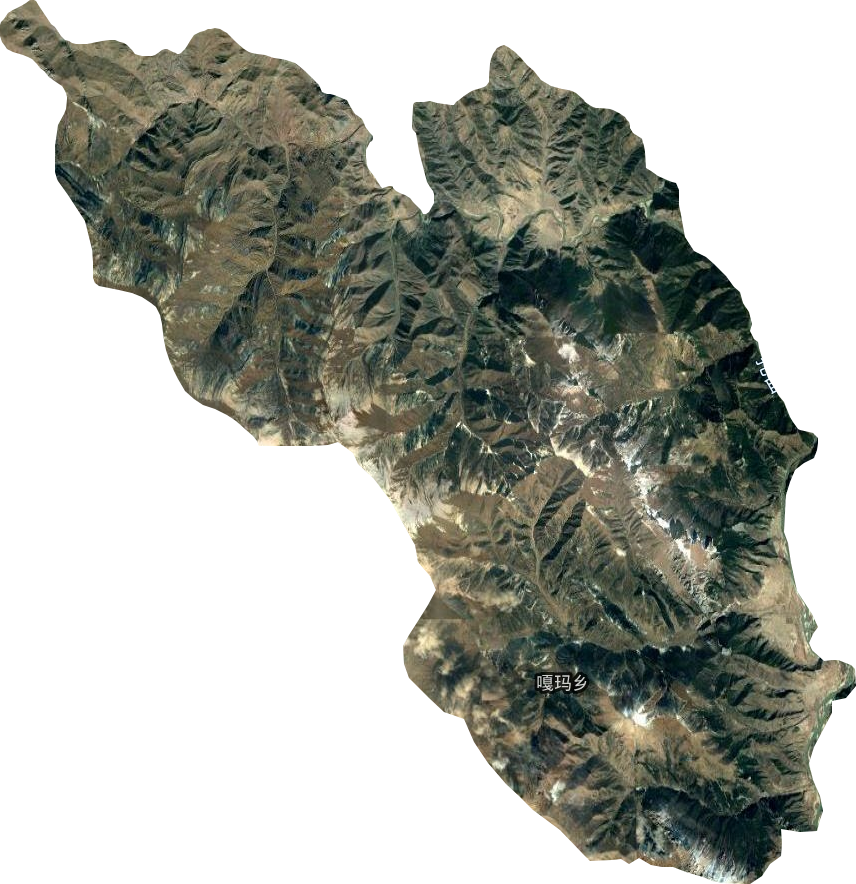 嘎玛乡卫星图