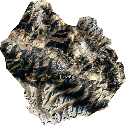 下林卡乡卫星图