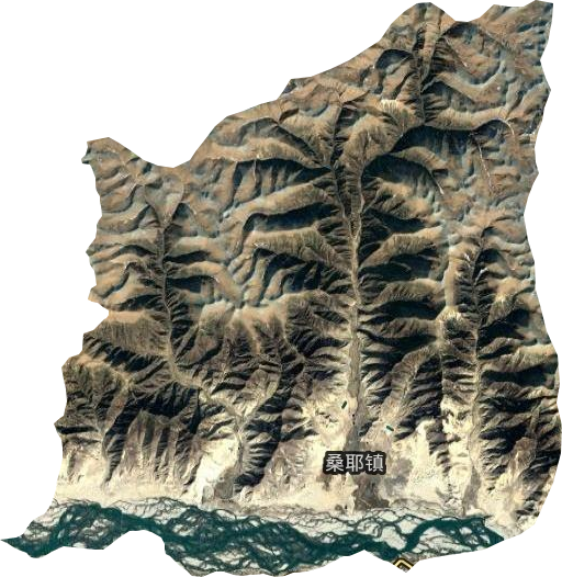 桑耶镇卫星图