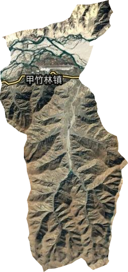 甲竹林镇卫星图