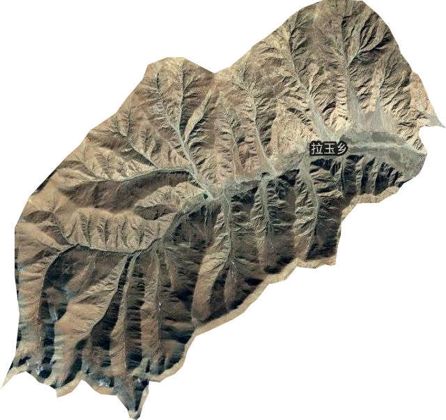 拉玉乡卫星图