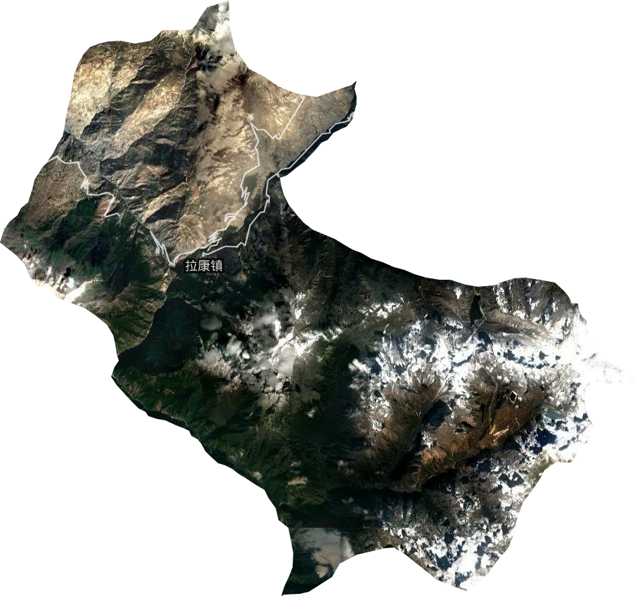 拉康镇卫星图