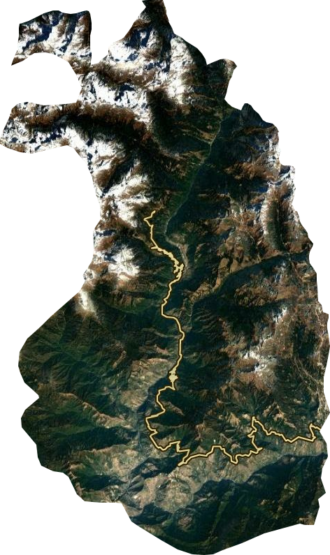 勒门巴民族乡卫星图