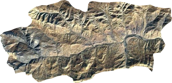 觉拉乡卫星图