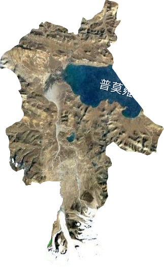 普玛江塘乡卫星图