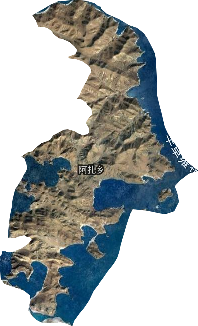 阿扎乡卫星图