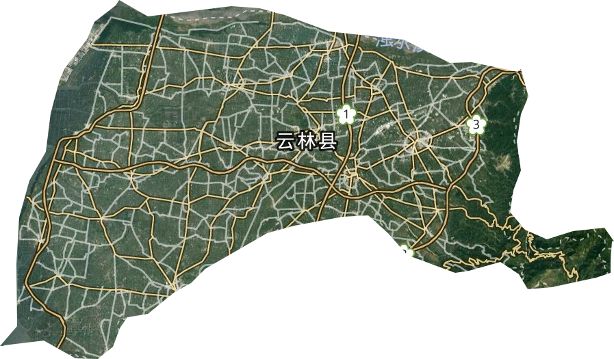 云林县卫星图