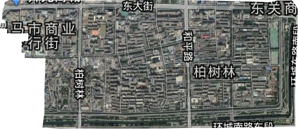 柏树林街道卫星图