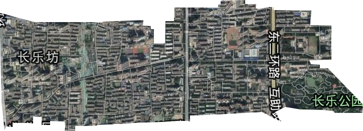 长乐坊街道卫星图