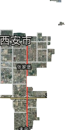 张家堡街道卫星图