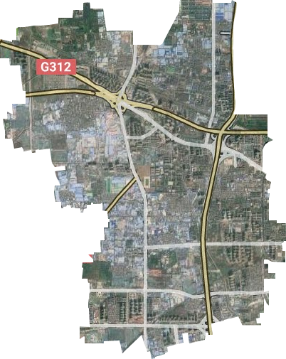 三桥街道卫星图