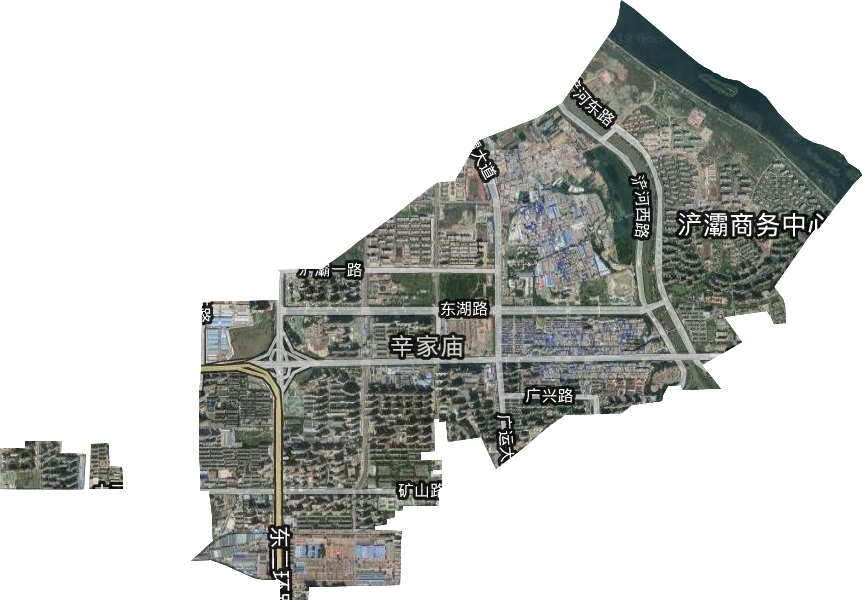 辛家庙街道卫星图