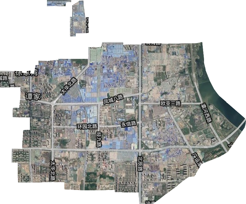 谭家街道卫星图