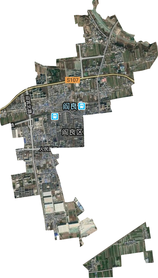 凤凰路街道卫星图