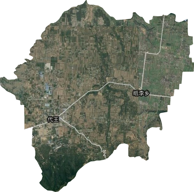 代王街道卫星图