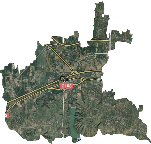 零口街道卫星图